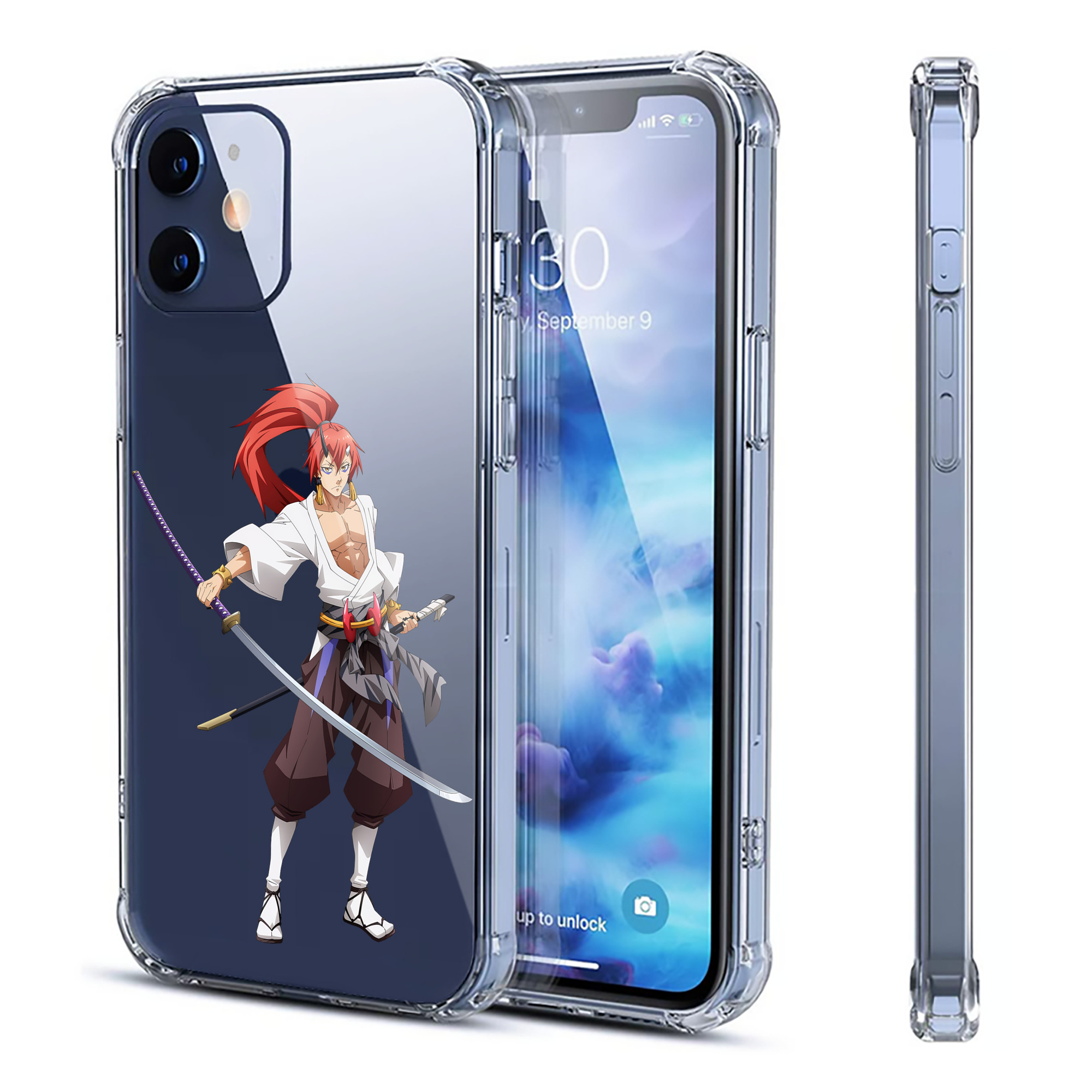 （画像用） 転スラ Regarding Reincarnated to Slime 【iPhone 12シリーズ対応】透明スマホケース（クリアソフトケース）